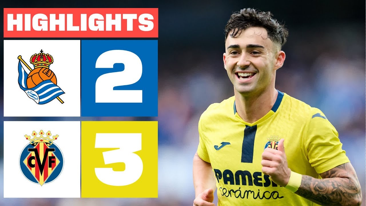 #ไฮไลท์ฟุตบอล [ เรอัล โซเซียดาด 2 - 3 บียาร์เรอัล ] ลาลีก้า สเปน 2025/1.12.68