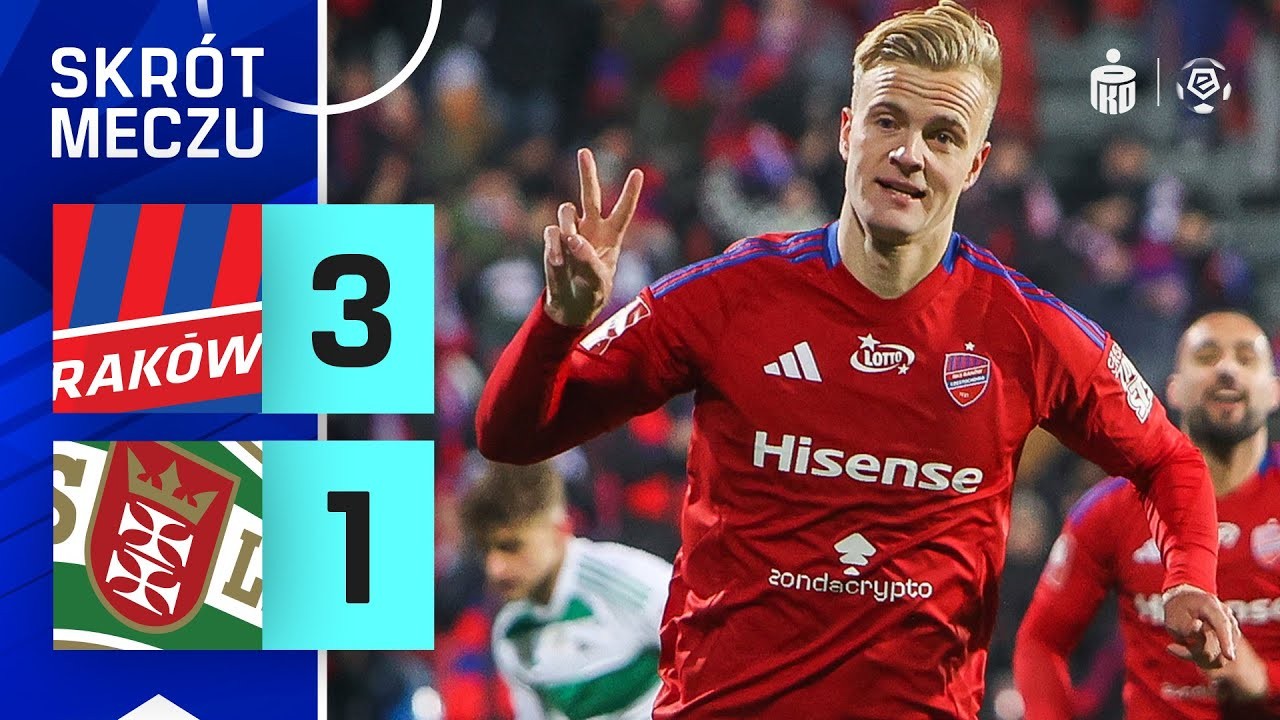 #ไฮไลท์ฟุตบอล [ รากูฟว์ เชสโตว์ฮาวา 3 - 1 เลเชีย กอเดนซ์ ] โปแลนด์ เอ็คสตรัคลาซ่า 2025/4.3.68