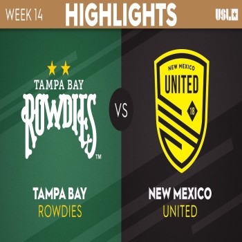 #ไฮไลท์ฟุตบอล [ แทมป้า เบย์ โรว์ดี้ส์ 3 - 2 นิว เม็กซิโก ยูไนเต็ด ] USL ดิวิชั่น1 2023